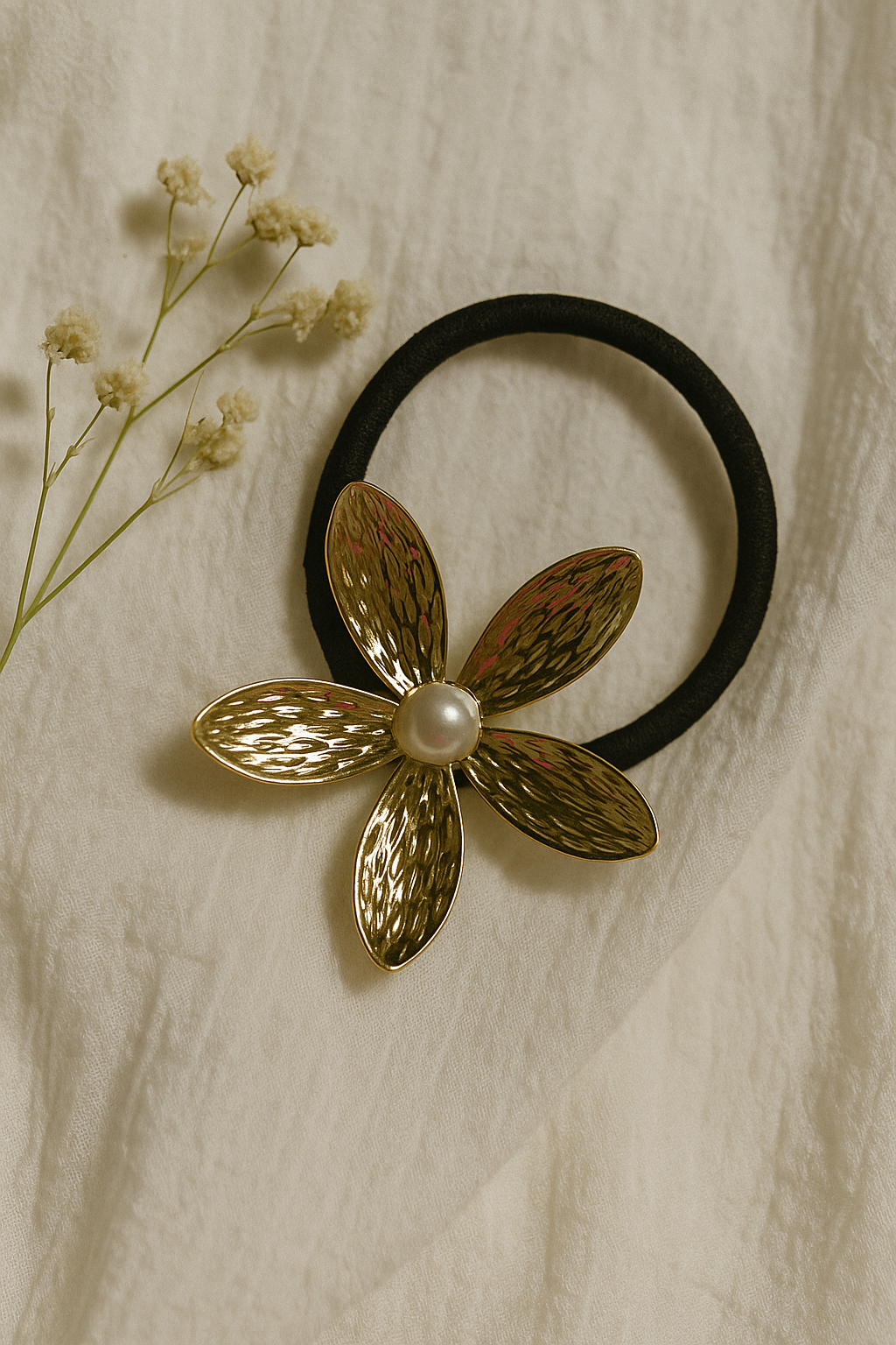Metal hair tie