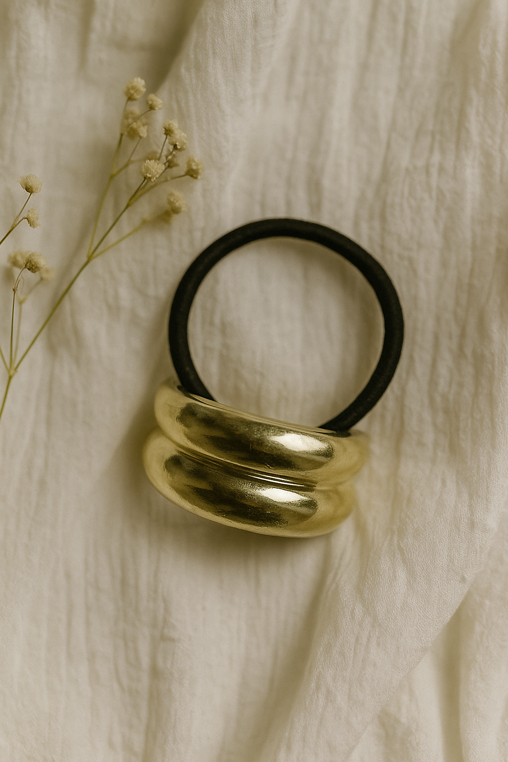 Metal hair tie